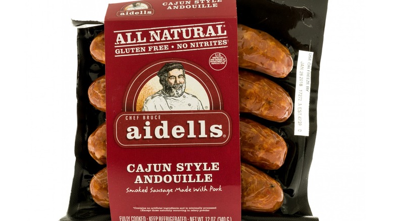 Aidells Cajun style sausage pack