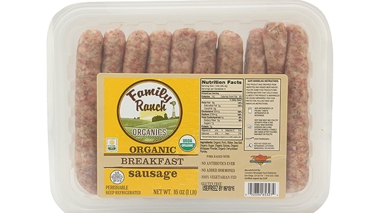 Family Ranch organic breakfast sausage