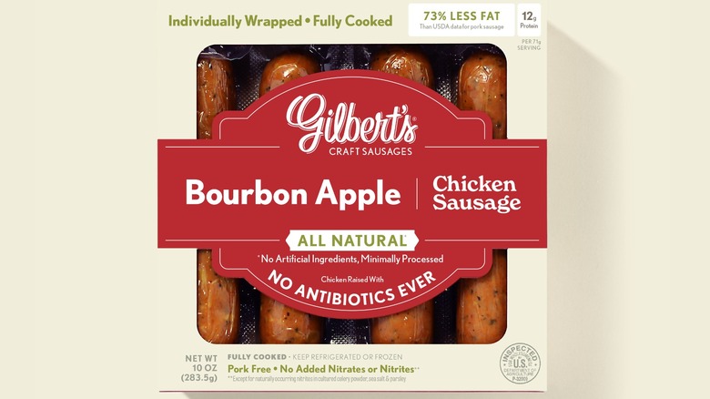 Gilbert's apple chicken sausage pack