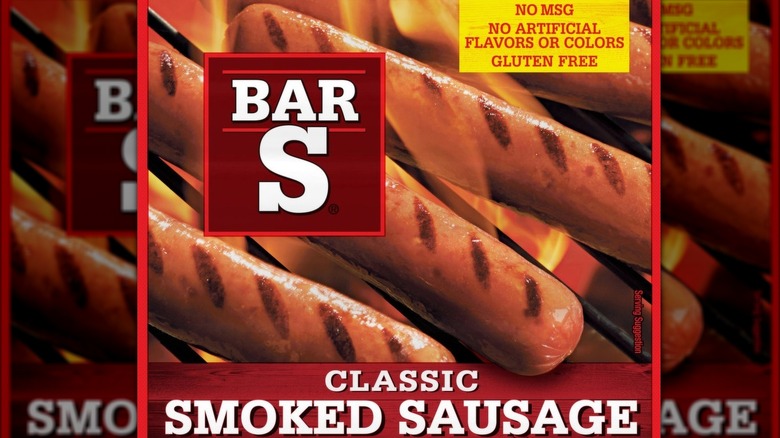 Bar S smoked sausage pack