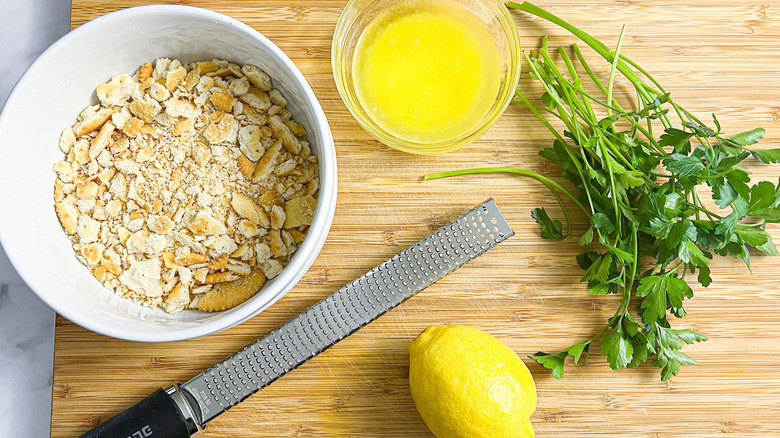 ingredients on cutting board