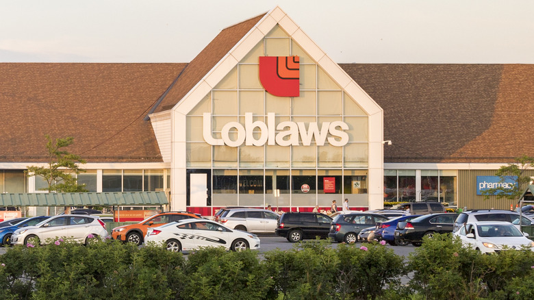 Exterior of Loblaws grocery store