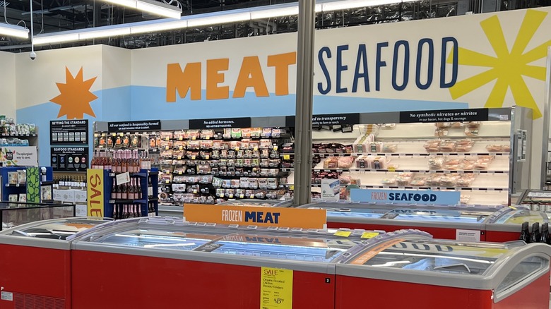 Whole Foods meat/seafood department