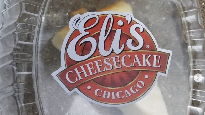 Eli's Cheesecake clamshell box