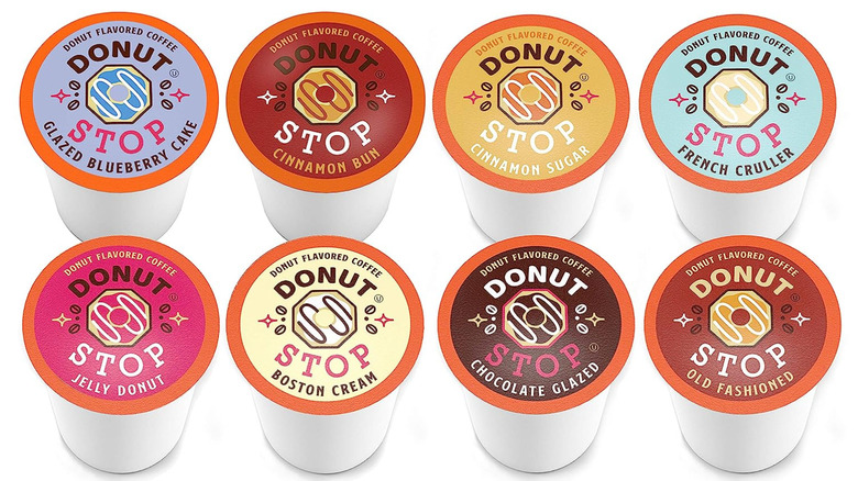 Colorful coffee pod cups.