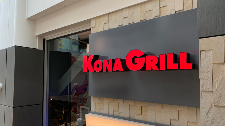 kona grill restaurant sign