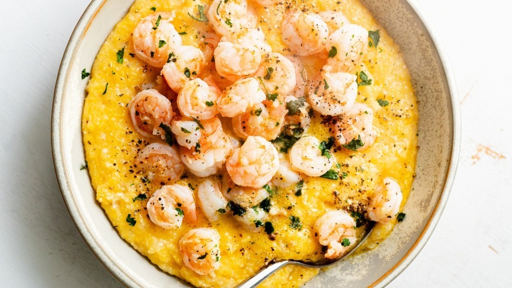 Shrimp and grits with a twist