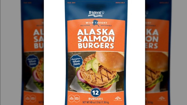 Trident Seafoods Alaskan Salmon Burgers