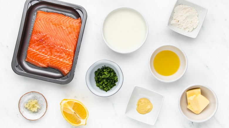 seared trout and parsley sauce ingredients