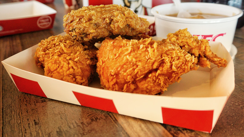 fried chicken from kfc