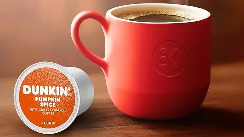 Dunkin' pumpkin K-Cup coffee