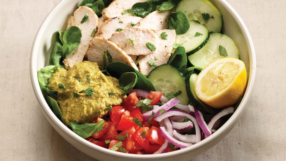 Panera's power chicken hummus bowl