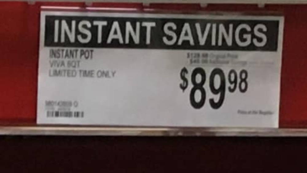 Sam's Club Instant Pot instant savings