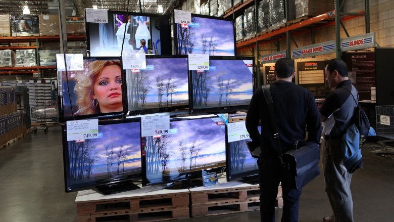 Costco TV display