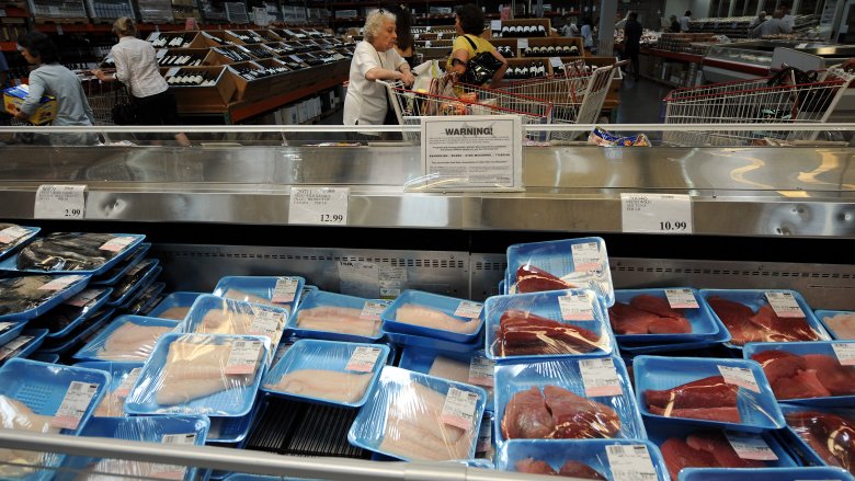 costco meat display