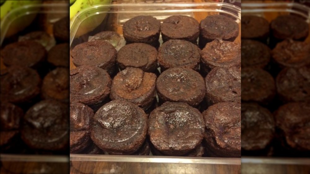 Mini Brownie Bites from Sam's Club bakery