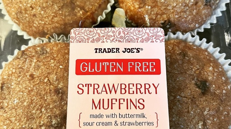 Trader Joe's gluten-free strawberry muffins