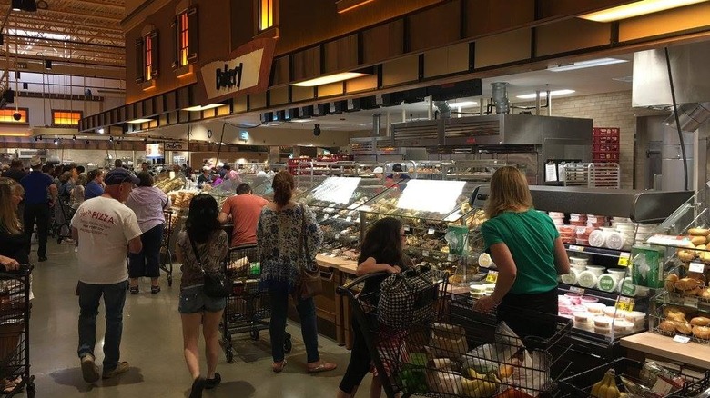 View of Wegmans bakery department 