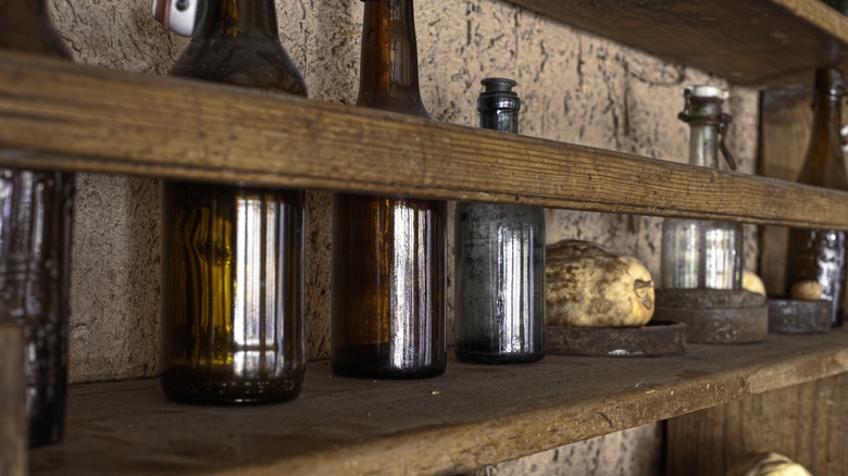 old bar shelf