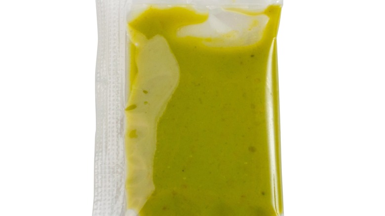 packet of wasabi paste