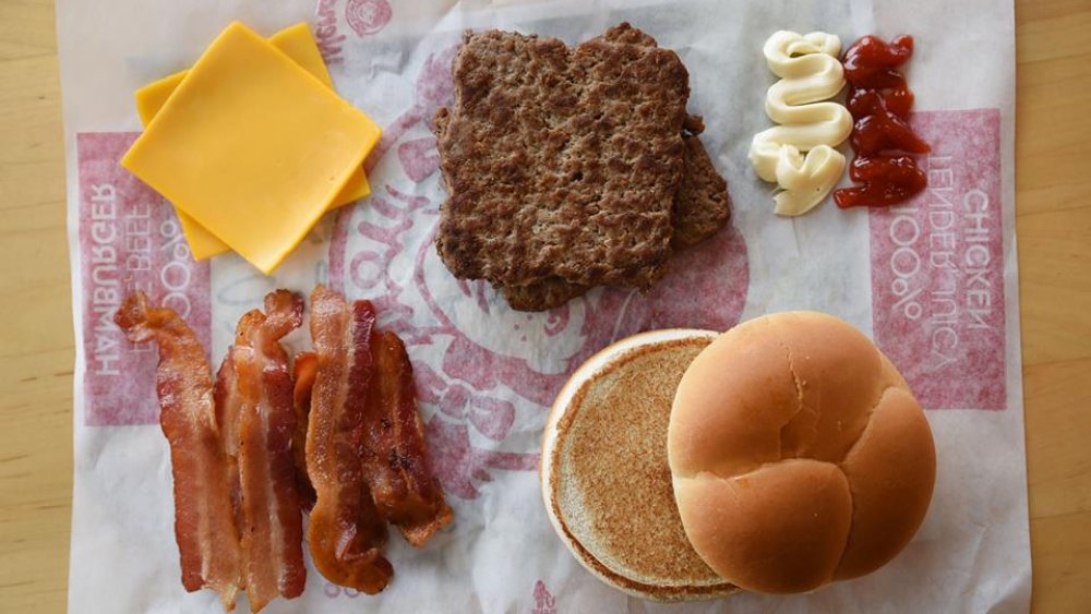 wendy's burger components