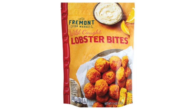 Bag of lobster bites snack