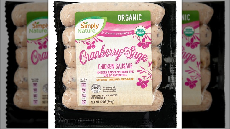 Simply Nature Organic Cranberry Sage Chicken Sausage