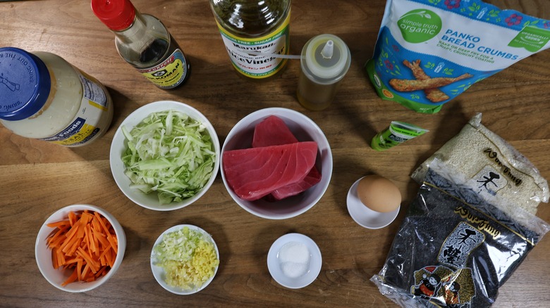 ahi tuna burger ingredients