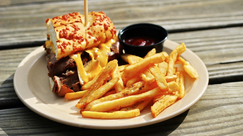 Prime Rib dipper from Applebee's 