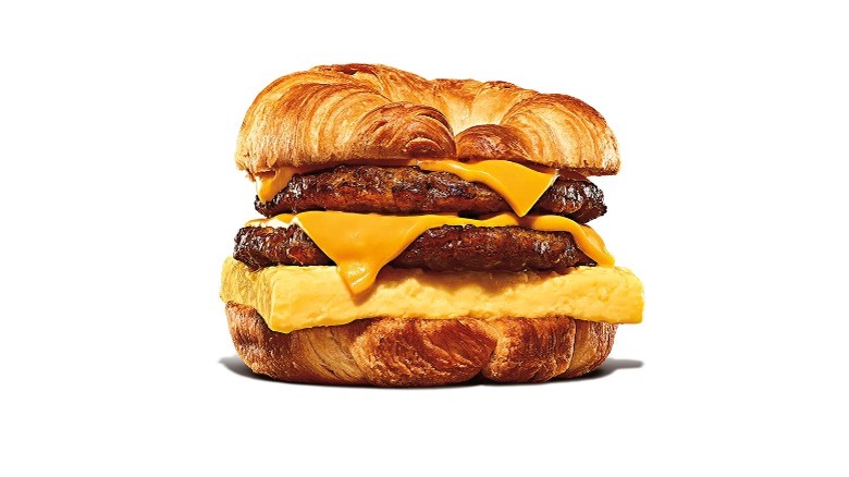 Double Sausage, Egg & Cheese Croissan'wich