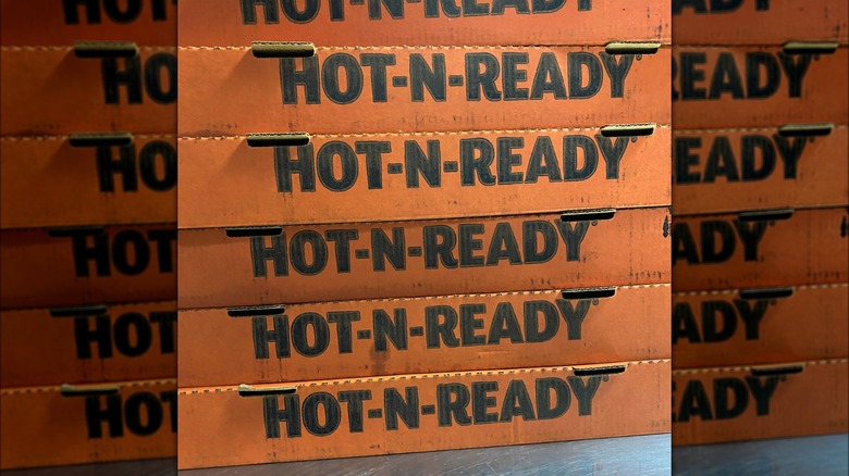 Hot-N-Ready boxes stacked 