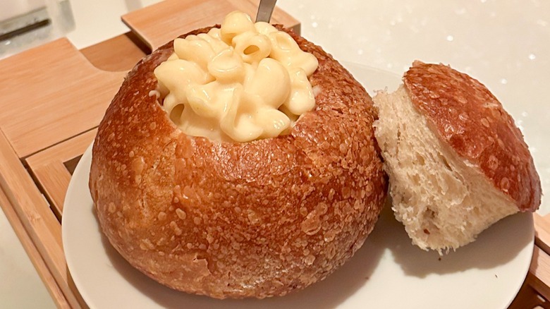 Panera Mac & Cheese bread bowl