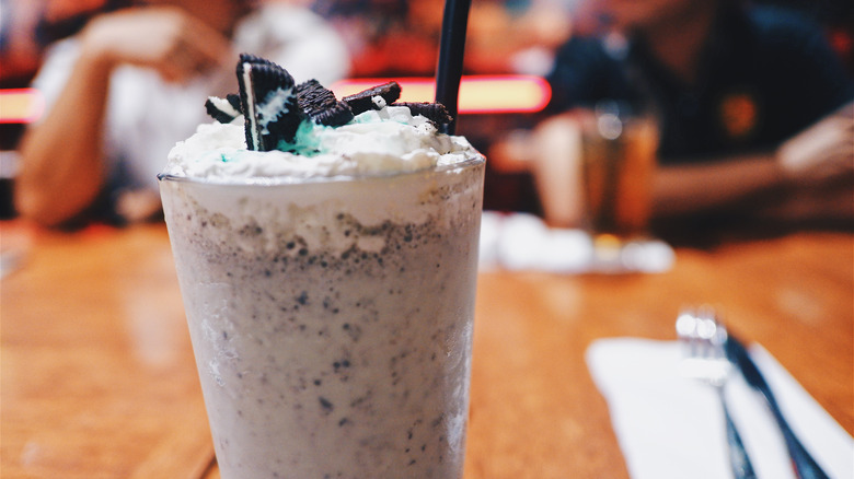 Oreo milkshake at TGI Fridays