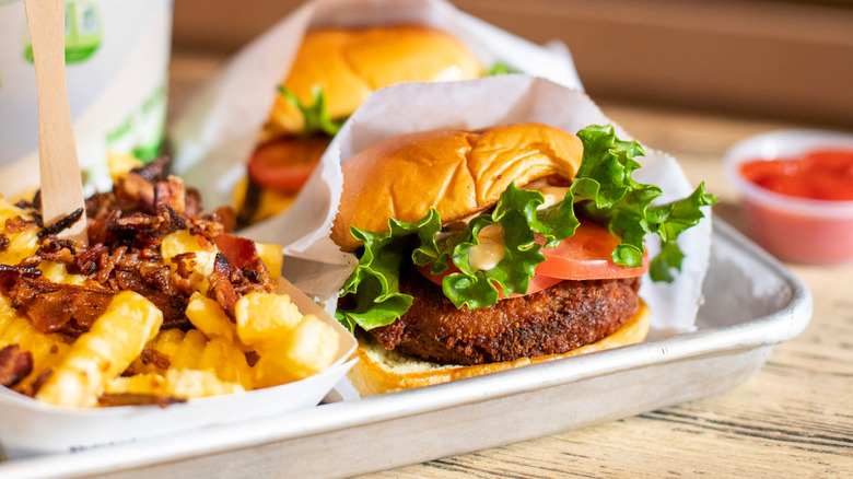 The shroom burger from Shake Shack 