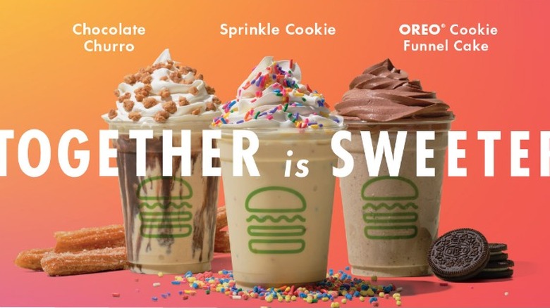 Shack Shake's new pride month milkshakes