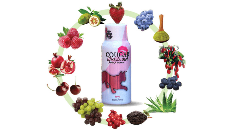 cougar energy drink and fruit