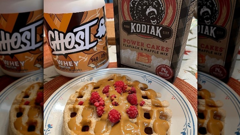 Waffles with Kodiak box 