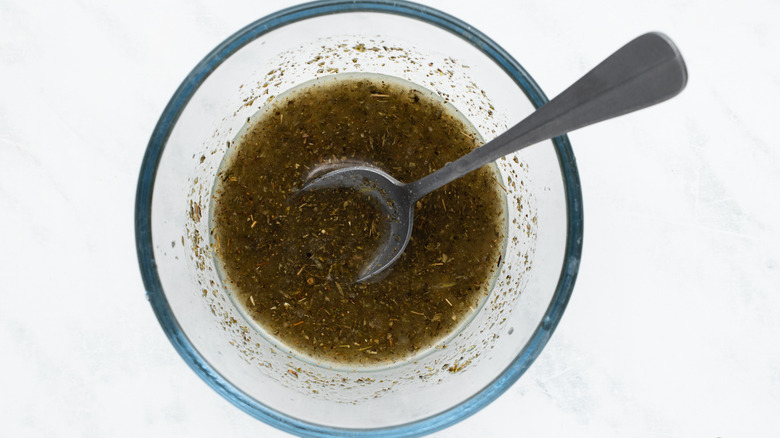 marinade in bowl 