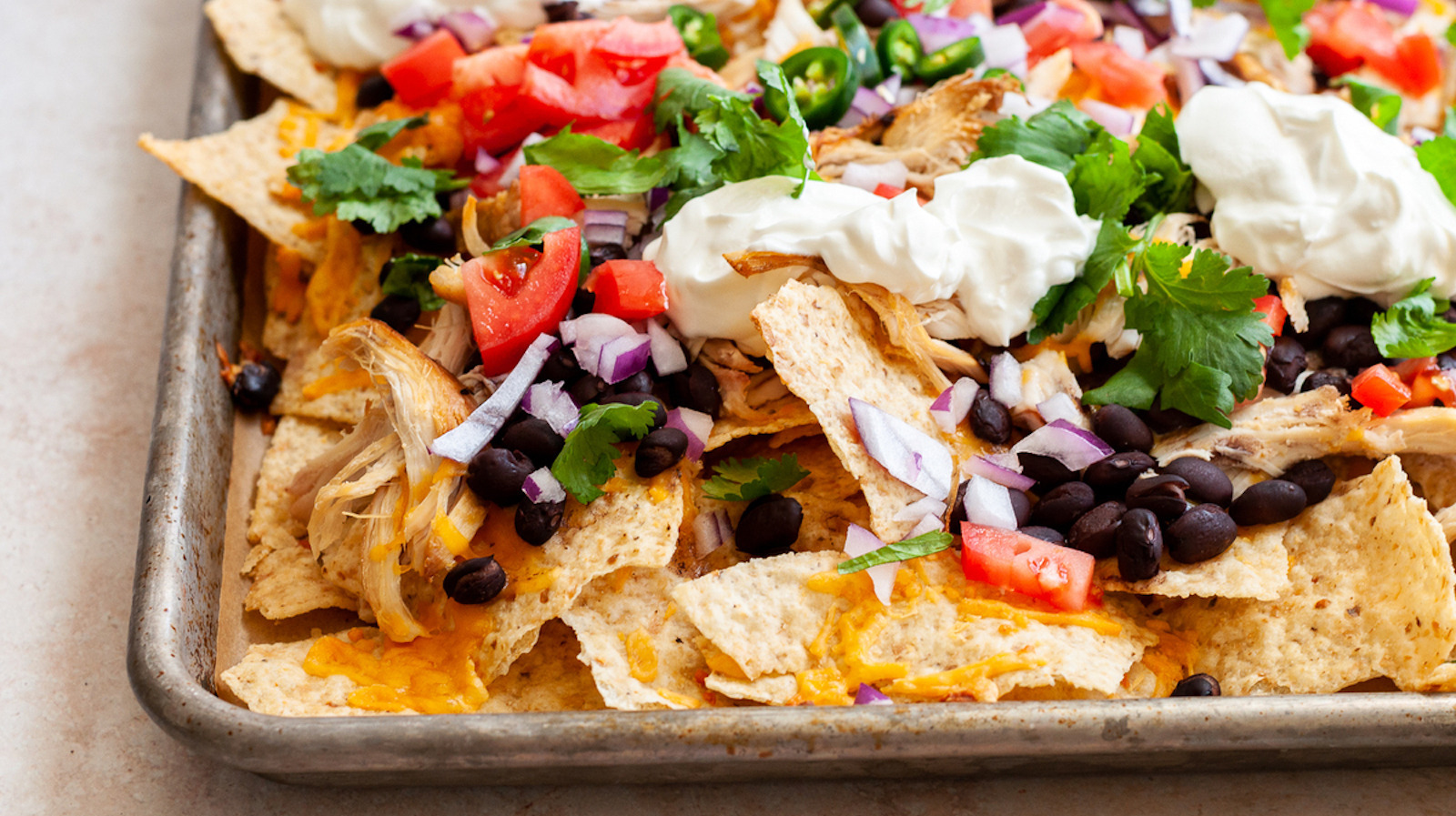 Sheet Pan Nachos Were Made For Halloween Parties