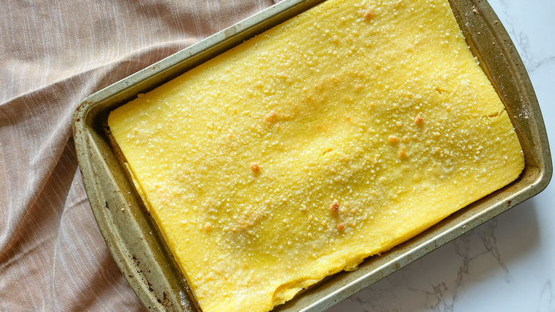 Finished polenta