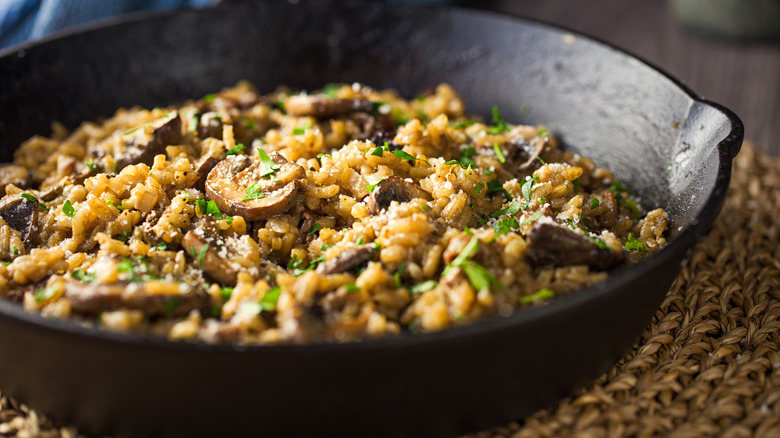 pan of risotto