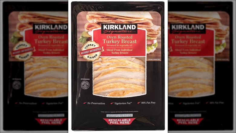 Kirkland Siganture Oven Roasted Turkey Breast sliced packages