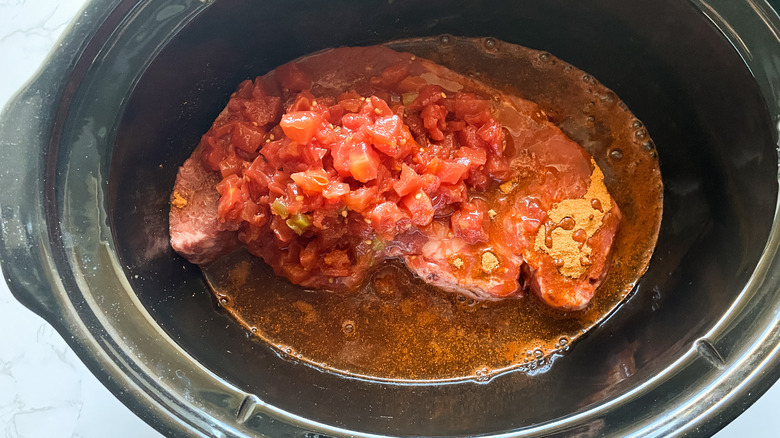 chuck roast in slow cooker