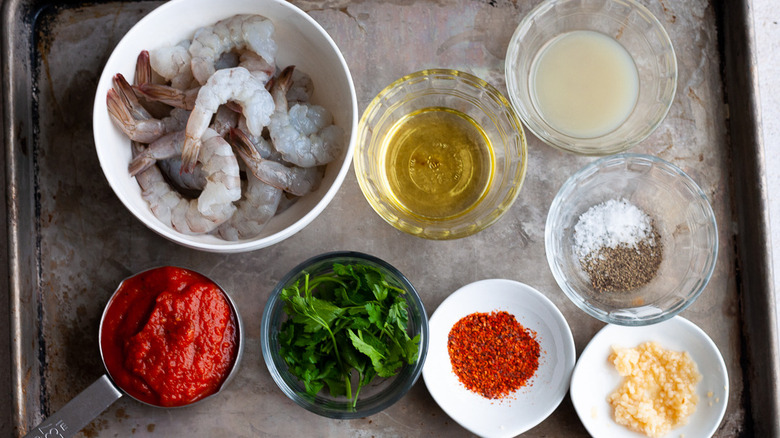 Shrimp Fra Diavolo ingredients 