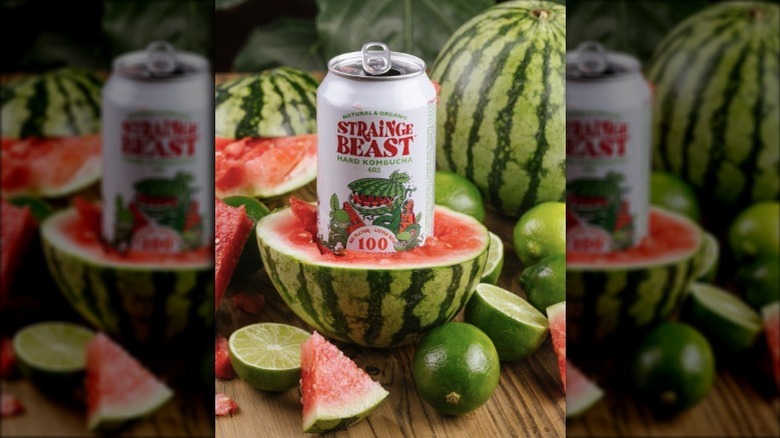 100-calorie watermelon, sea salt, lim and mint kombucha by Sierra Nevada