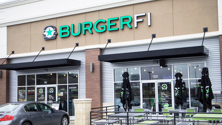 Exterior of a BurgerFi store