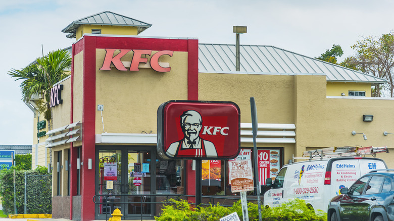 KFC restaurant exterior