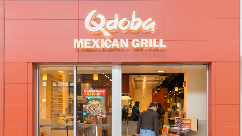 Qdoba Mexican grill storefront