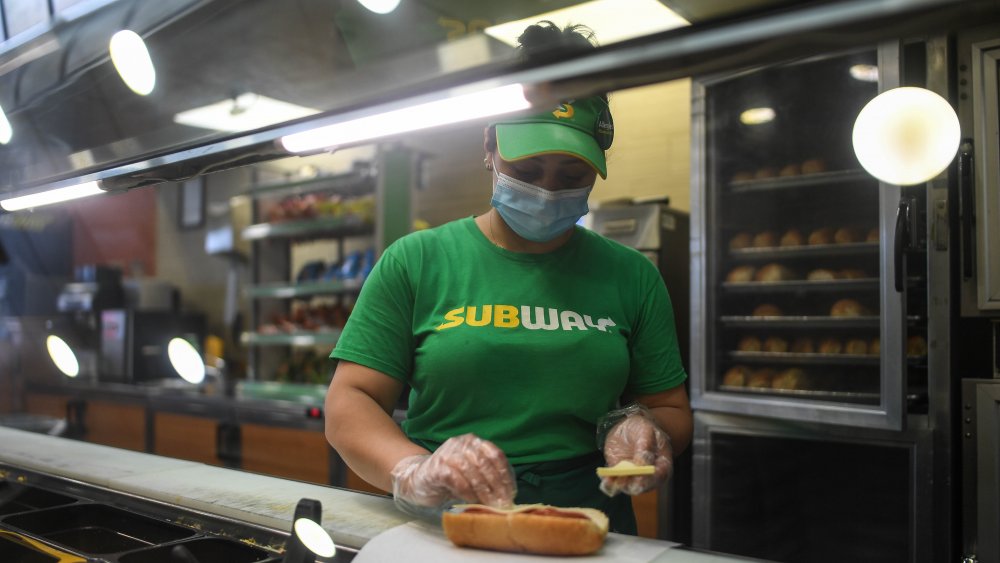 Subway worker