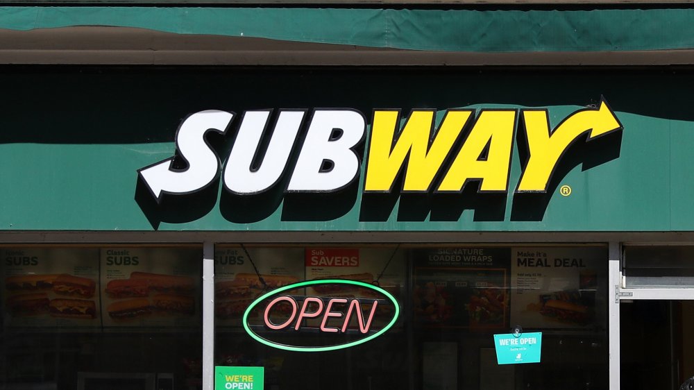 Subway sign